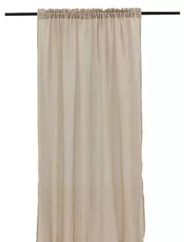 Штора ebuy24 Elena, 135x1x290 см, бежевый