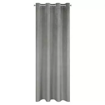 Штора FARGO темно-серая 140х250 см люверсы штора на люверсах Eurofirany, светло-серый