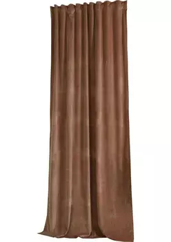 Штора Gardinenbox, 135x280 см, коричневый