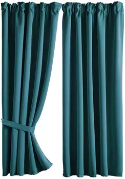 Штора Gardinenbox, 140x160 см, цвет Petrol