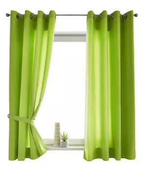 Штора Gardinenbox, 140x175 см, светло-зеленый