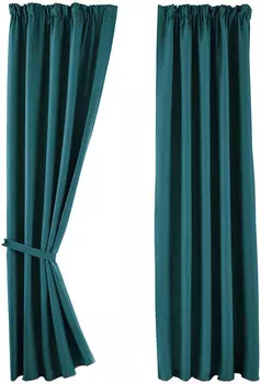 Штора Gardinenbox, 140x225 см, цвет Petrol