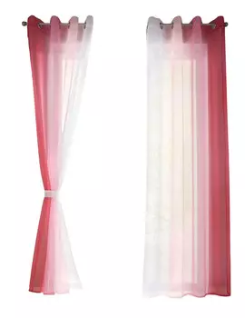 Штора Gardinenbox, 140x225 см, розовый