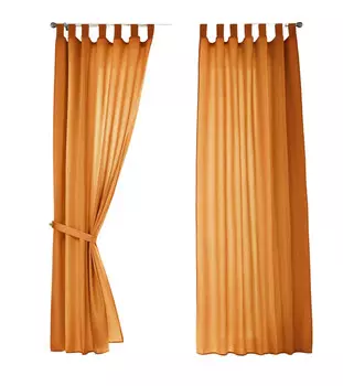 Штора Gardinenbox, 140x245 см, апельсин