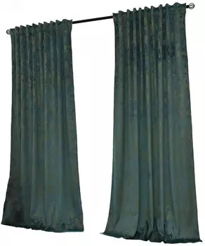 Штора Gardinenbox, 140x245 см, бирюзовый