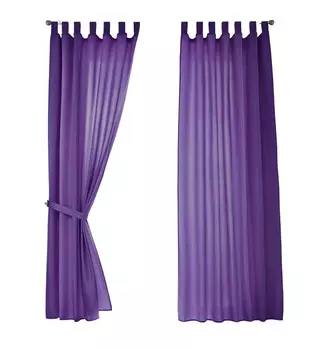 Штора Gardinenbox, 140x245 см, фиолетовый