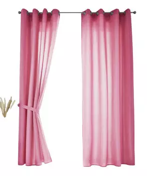 Штора Gardinenbox, 140x245 см, розовый