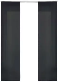 Штора Gardinenbox, 60x245 см, черный