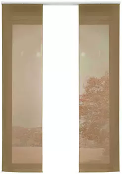 Штора Gardinenbox, 60x245 см, коричневый