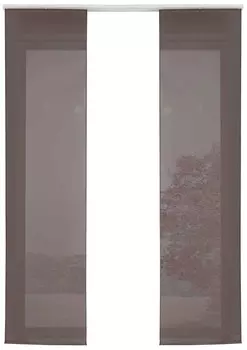 Штора Gardinenbox, 60x245 см, темно-коричневый