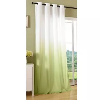 Штора Gardinenbox Microsatin Farbverlauf sen, 140x245x1 см, зеленый