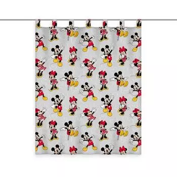 Штора готовая штора Disney Минни и Микки 140 х 160 см, прозрачный