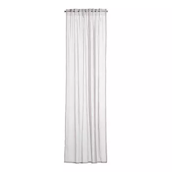 Штора Gzze Peru, 140x245x0,5 см цвет platingrau