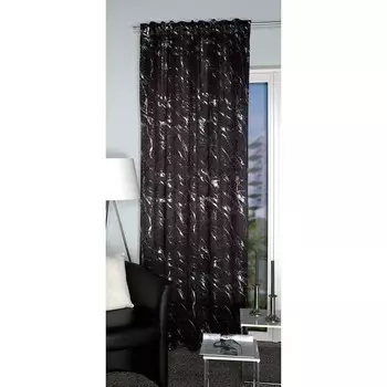 Штора Home Wohnideen Force, 225 см, серебряный