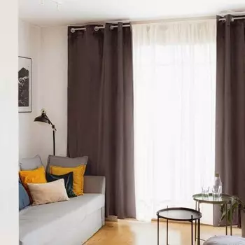 Штора Homlando PATTY, 140x2x250 см, серый