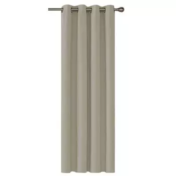 Штора HOOMstylen Blickdicht mit sen, 1x270x140 см, бежевый