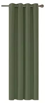 Штора HOOMstylen Blickdicht mit sen, 1x270x140 см, зеленый