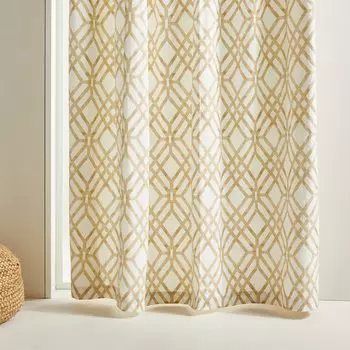 Штора из кубанских люверсов. El Corte Ingls, естественный