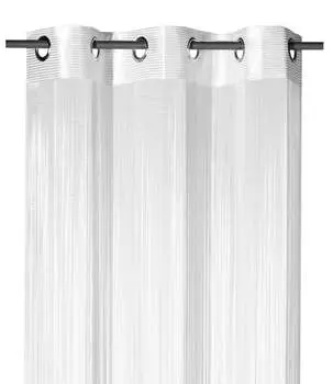 Штора из ниток heimtexland , штору из ниток можно обрезать по размеру, люверсы, перегородка, занавеска для защиты от насекомых, тип шторы для двери 123, белый, В x Ш 160 x 148 см