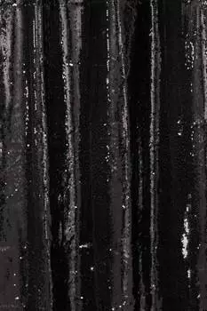 Штора J-LINE Festive Fusion, 125x250x125 см, черный