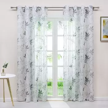 Штора ЭВИ темно-серая серебряная 140х250 см люверсы штора на люверсах Joyswahl, белый