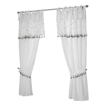 Штора Kutti Honey, 90x145x2 см, белый