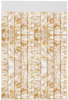 Штора MALICA с тонким бордовым узором 140х250 см. Arsvita, белый