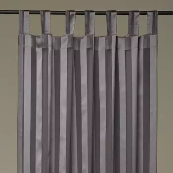 Штора на люверсах 140х235 см Лес Arsvita, серый