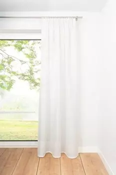 Штора Ondeco mit Schlaufen Gepunktet, 135x300x1 см, белый