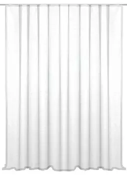 Штора ПАРИЖ серебро 140х250 см люверсы штора на люверсах Haus und Deko, белый