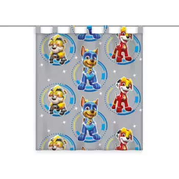 Штора PAW PATROL «Щенячий патруль светится в темноте», (1 шт.), серый