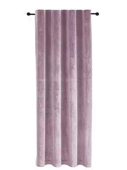 Штора, петли, штора-вуаль с принтом ветвей, полупрозрачная штора (1 шт.), ВxШ 225 x 140см Haus und Deko