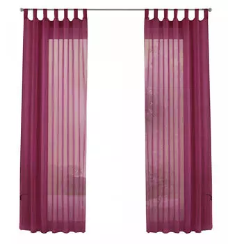 Штора-петля набор из малиновый Gardinenbox, сливовый