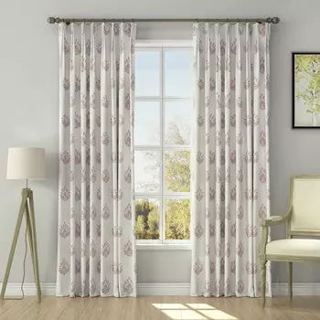 Штора плиссированная с принтом Twopages, розовый