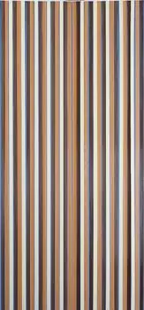 Штора/полоска Conacord коричнево-бежевая длина 200см, коричневый