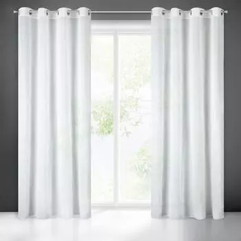 Штора Raschel Embroidery ВxШ 245x200 см Дизайн 02 «Флоренция» Многополосная для карниза и карниза Элегантное украшение окна, 2023200 Eurofirany, белый