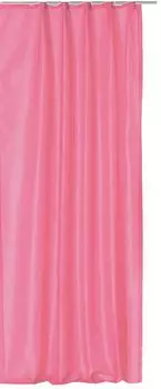 Штора розовая, прозрачная вуаль, декоративная штора, однотонная, прозрачная, ок. 140x245 см. Haus und Deko, розовый