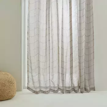 Штора с квадратными петлями El Corte Ingls, черный