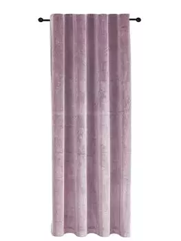 Штора с люверсами Atlantic Ш x В 140 x 235 см Непрозрачная штора Простая штора с шарфом (белая) Haus und Deko