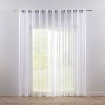 Штора с люверсами Dekoria, белый