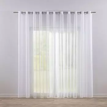 Штора с люверсами Dekoria, белый