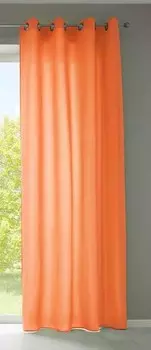 Штора с люверсами Gardinenbox Microsatin blickdicht sen, 140x245x1 см, оранжевый