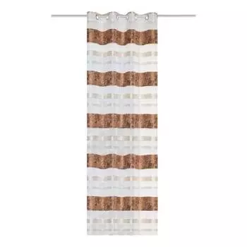 Штора с люверсами Home Wohnideen Kiran, 245 см, медный