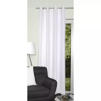 Штора с люверсами Home Wohnideen Topic, 175 см, белый