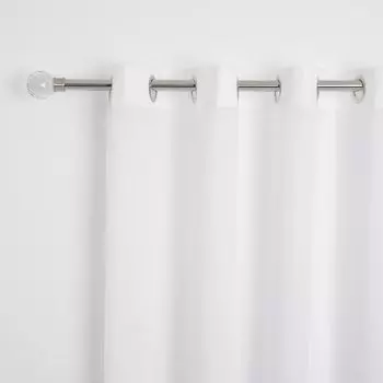 Штора с люверсами из этамина. El Corte Ingls, белый