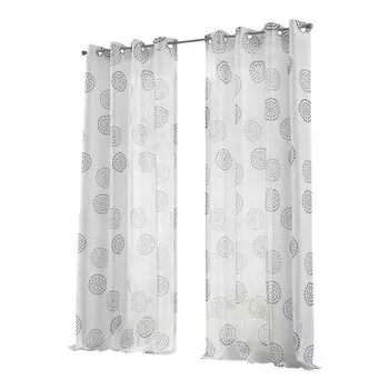 Штора с люверсами Kutti Bella, 135x175x2 см цвет wei/anthrazit