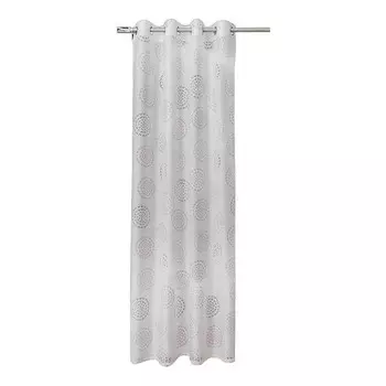 Штора с люверсами Kutti Bella, 135x175x2 см цвет wei/rose