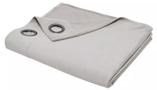 Штора с люверсами Today Prestige, 140x1x240 см, бежевый