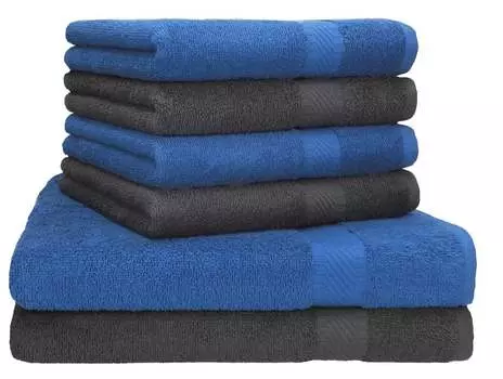 Штора с рюшной лентой Betzshop, синий