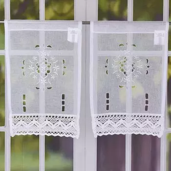 Штора с рюшной лентой Schmidt Spiele, белый